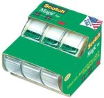 Scotch Brand Learning Resources MMM3105 Scotch Magic Tape 3/4 Inch X 300 Inches 3 ea, Translucent (55) - Image 2